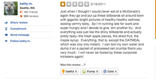 Illustration for article titled More of the Dumbest Reviews on Yelp